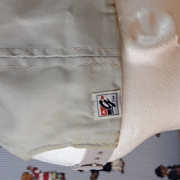 Vintage 90s Mustang Club Judge stitched lettering grey & red snapback hat cap - Picture 5 of 8